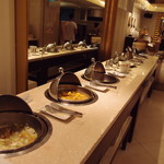 San Want Hotel - 野菜料理・卵・ハムコーナー(2017年9月)