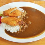 カレーやマドラス - マドラスカレー + 白身魚フライ