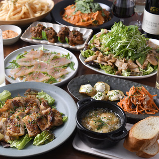 おむかいコース 2時間飲み放題付き お酒と洋風ごはん おむかい 下北沢 居酒屋 食べログ