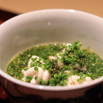 富小路 やま岸 - 北海道雲子ちり蒸しポン酢仕立て