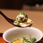 富小路 やま岸 - 北海道雲子ちり蒸しポン酢仕立て