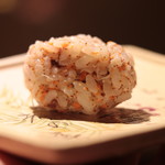 富小路 やま岸 - こっぺ蟹内子・外子・ほぐし身入り蟹おにぎり