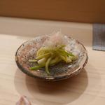 日本橋蛎殻町 すぎた - あさつきの新芽