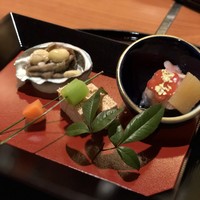 最上亭 - 鮑柔らか煮と打ち豆煮