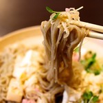 手打そば 吟 - 麺リフト