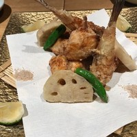 磯ぎよし 天神店 - かなとふぐ唐揚げ
