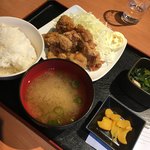 魚民 - 唐揚げ定食７５０円
