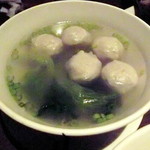 Taiwanese Food Court - サバヒー魚肉団子のスープ（90元）（2017年9月）