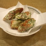 春のお店 - ちくわ磯辺揚げ（ハーフ）