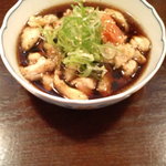 旬彩酒庵き咲 - 鶏皮：ポン酢