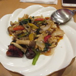 雲丹 - イカのピリ辛炒め