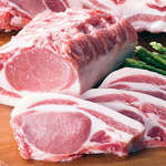 하나마키산 백금 돼지고기! 백금 돼지와 이와테 야채 도자기 구이