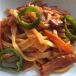ギーモカフェ - うどんdeナポリタン