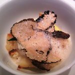 ユニッソン デ クール - 夏トリュフ モリーユ茸とタイラギ貝のロワイヤル