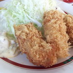 かつざんまい - 牡蠣フライ最初の皿は3個