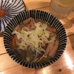 Taishuuodemmotsuyakisakabahanabi - もつ煮込み（¥350）