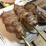 もつ焼きおとんば - おまかせ串3本盛り