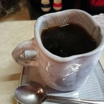 キッサコ クラ  - 六穀米カレーセット(950円) ホットコーヒー