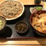 名水手打そば処 大草 - 勝丼セット