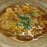 天ぷら やす田 - アサリとレンコンの柳川