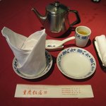 横浜中華街 重慶飯店 - テーブルウェア