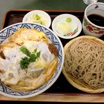 桂庵  - そば処 桂庵 ＠銀座 かつどんセット ７００円