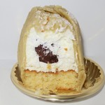 パレスベーカリー - ・「和栗のモンブラン(\486)」の断面。