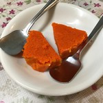 ラベヤ レストラン&スウィーツ - ガジャレル・ハルア:試作品のニンジンデザート、これが一番気合を感じる。