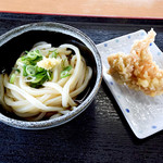 本格手打うどん はゆか - ぶっかけ冷と、とり天