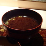 菊鮨 - ◆赤だし。