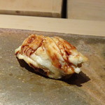 菊鮨 - ◆穴子（対馬）・・口の中に入れるとトロケマス。ツメもいい味わい。