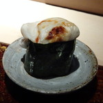 菊鮨 - 追加◆私は白子様を。焼いた白子様はクリーミーで美味しいですね。シアワセ。♡♡