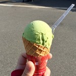 Karatsu Umakamon Ichiba - 唐津茶のアイスクリーム(300円)