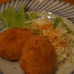 mammacafe151A - おからコロッケ（深川コラボ、森下美濃屋、白河ヤハタソース）