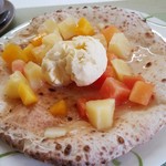 くろーば～+1 - スイーツピザ(500円)です。