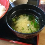 阿蘇　丸福 - 定食の味噌汁