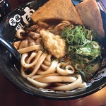 肉肉うどん - キツネトッピング