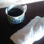 歩向 - 定食につくコーヒー＋おしぼり