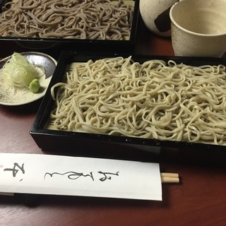 Authentic handmade soba that goes well with alcohol