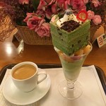 MIOR - 抹茶ケーキパフェ&コーヒー
