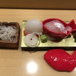 旬菜 おぐら家 - ふぐの皮・あおりいか・鯛