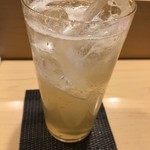 旬菜 おぐら家 - あらごし梅酒ソーダ