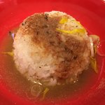 Japanese Soba Noodles 蔦 - おかかご飯のスープ茶漬け