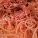 Ra Feriche - 渡り蟹のオーロラパスタの拡大画像、、、渡り蟹の味が凝縮されたパスタ、うーまーいーぞー!