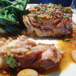 レ ファーブル ボンジュール - 薩摩赤鶏のバロティーヌ（岩中豚巻き）