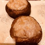 炭家 - 椎茸の肉詰め