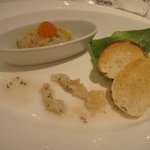 レストラン ロワール フレンチ - 前菜　魚のカルパッチョ、ミル貝