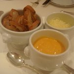 レストラン ロワール フレンチ - 魚介のスープ薬味