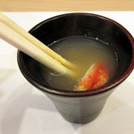 阿波座 なが友 - 1【小吸】蕪すり流し/蟹の身入り(2017.12月下旬)