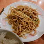 豚肉と搾菜の炒め物２
